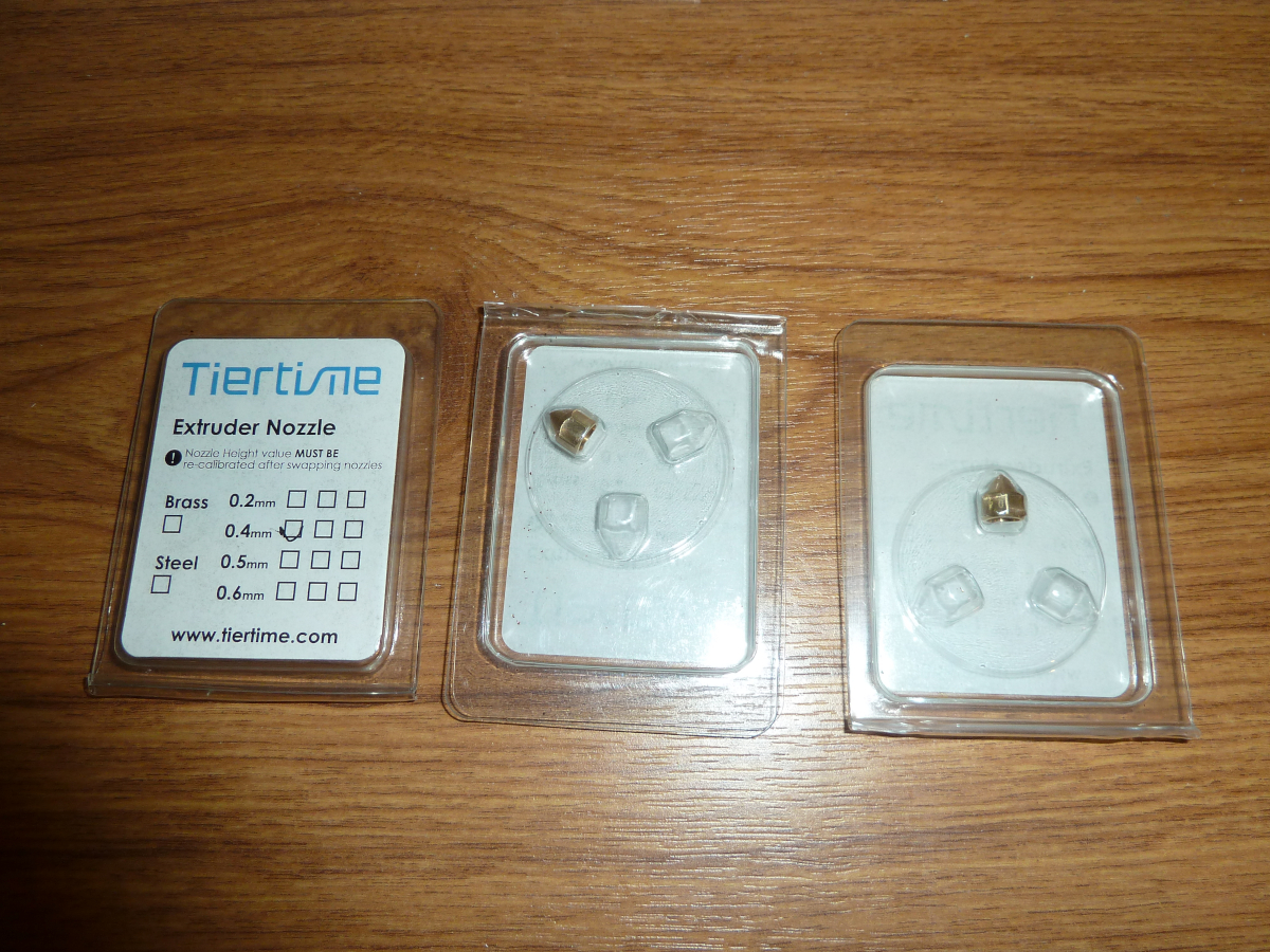 Photo of the nozzles