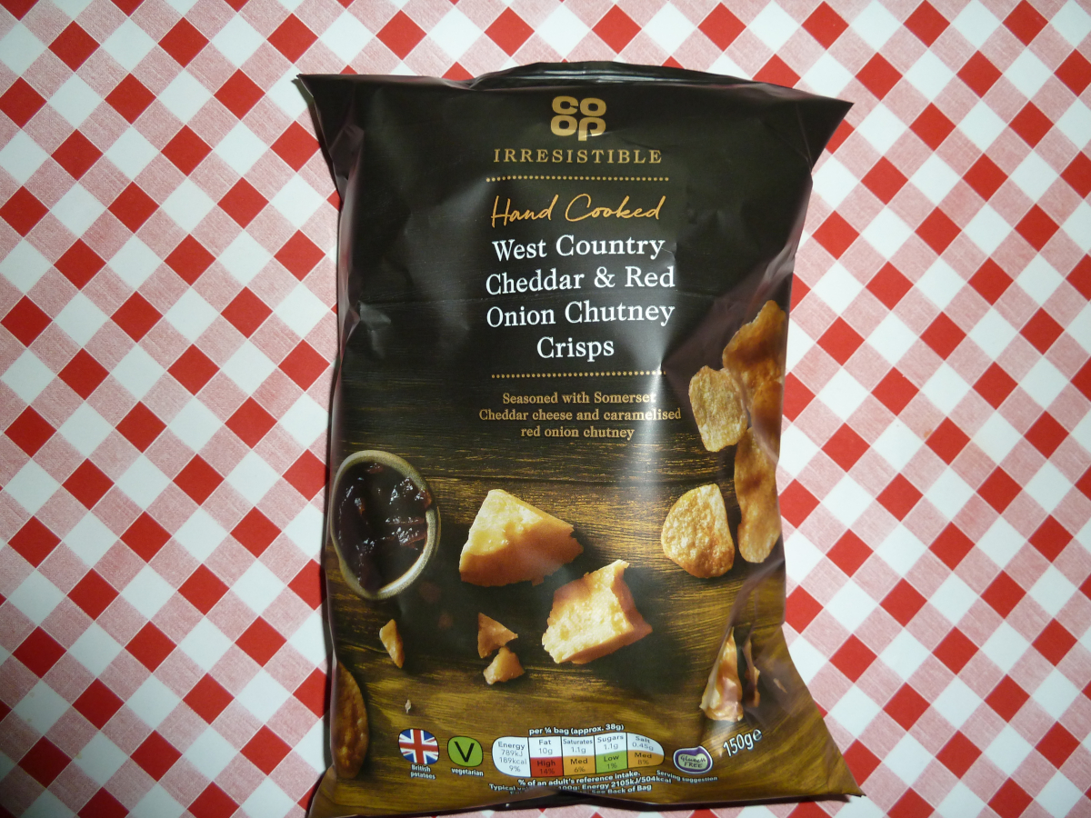Photo of West Country Cheddar And Red Onion Chutney Crisps
