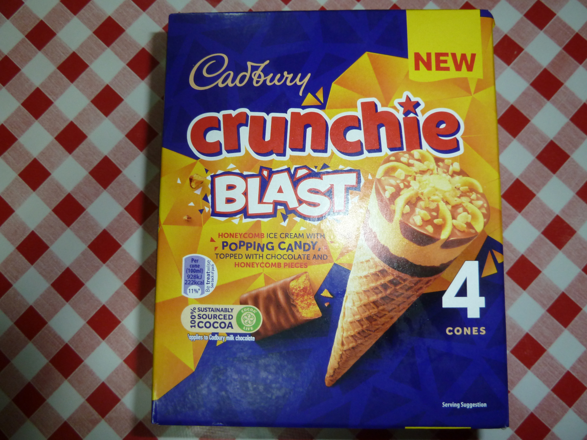 Photo of Crunchie Blast ice cream box