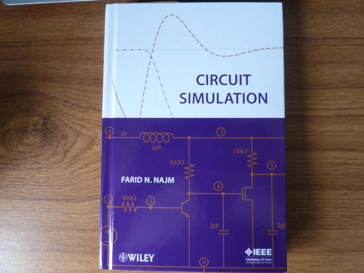 Photo of the book Circuit Simulation by Farid N. Najm