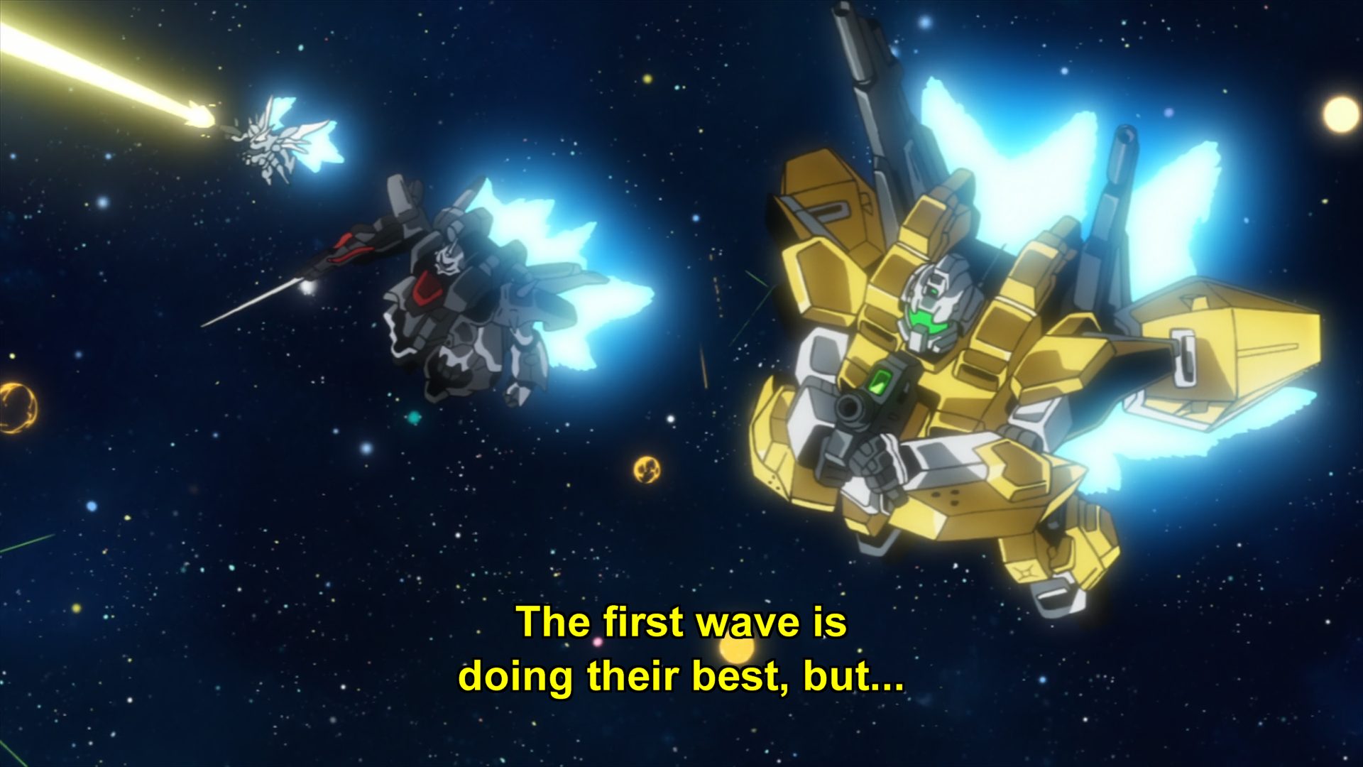 Screenshot of Gundam Build Fighters Try episode