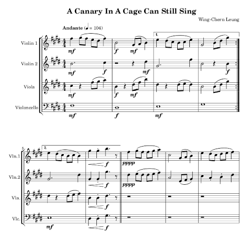 A Canary In A Cage Can Still Sing